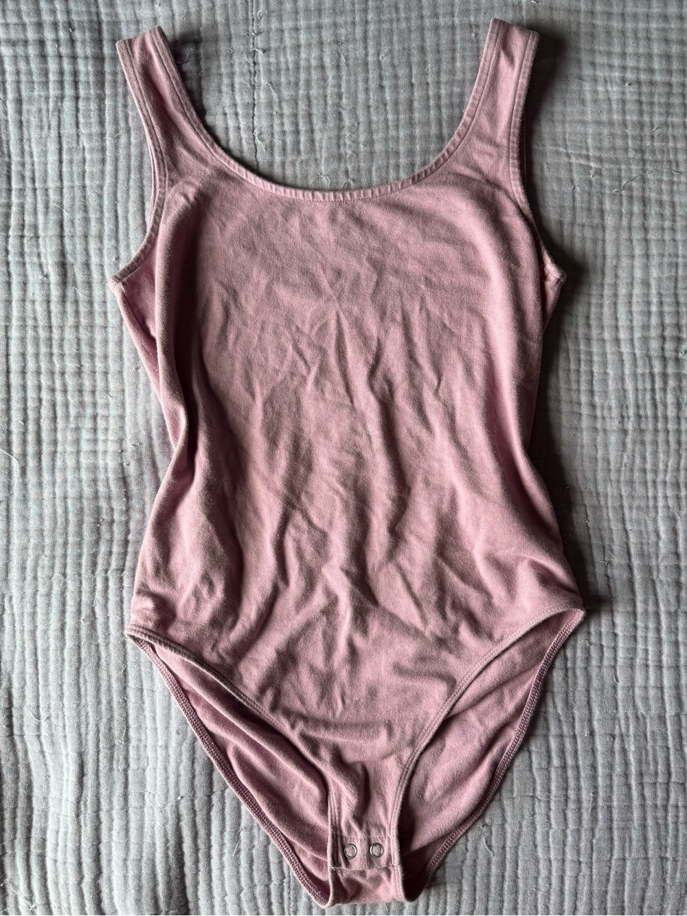 GAP Womens Mauve Pink Sleeveless One-Piece Bodysuit